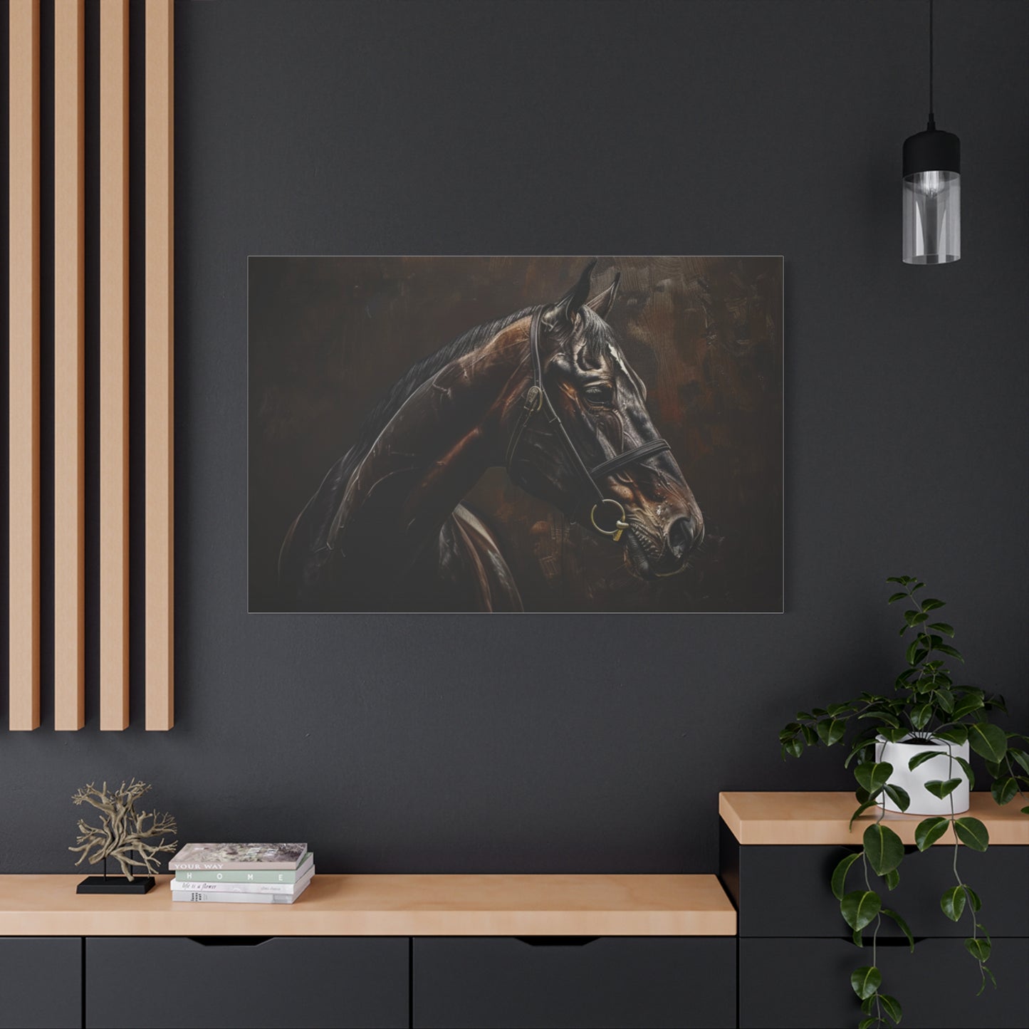 Thoroughbred "Noble Knight" Canvas 1.25"