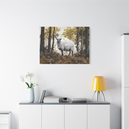 Suffolk "Dolly" Sheep Canvas 1.25"