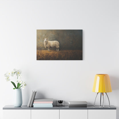 Suffolk "Molly" Sheep Canvas 1.25"