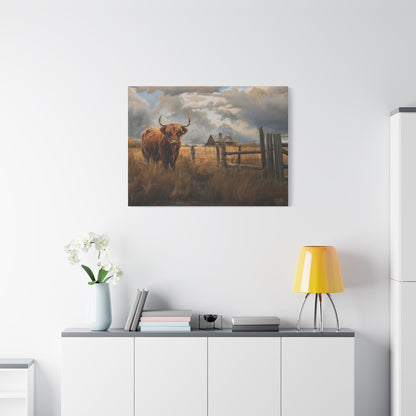 Highland "Fergus" Cow Canvas 1.25"