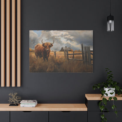 Highland "Fergus" Cow Canvas 1.25"