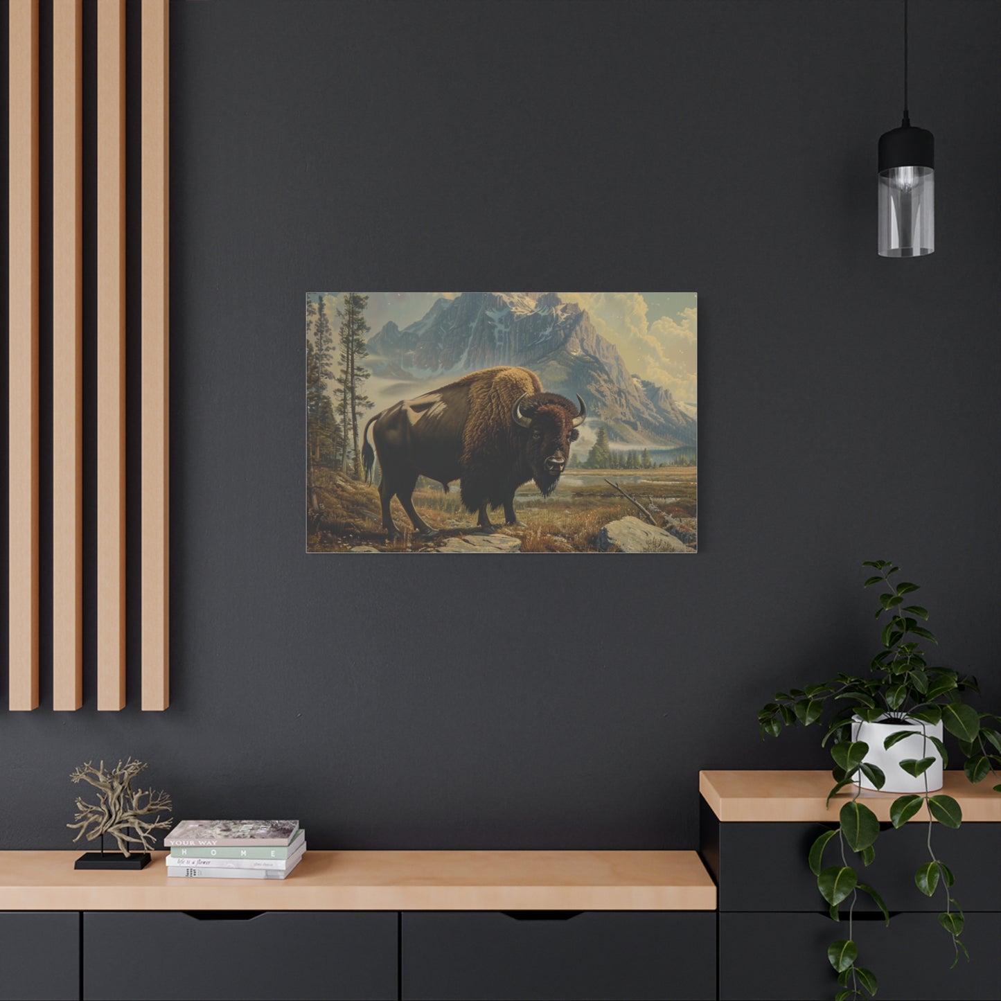 American "Whisper" Buffalo Canvas 1.25"