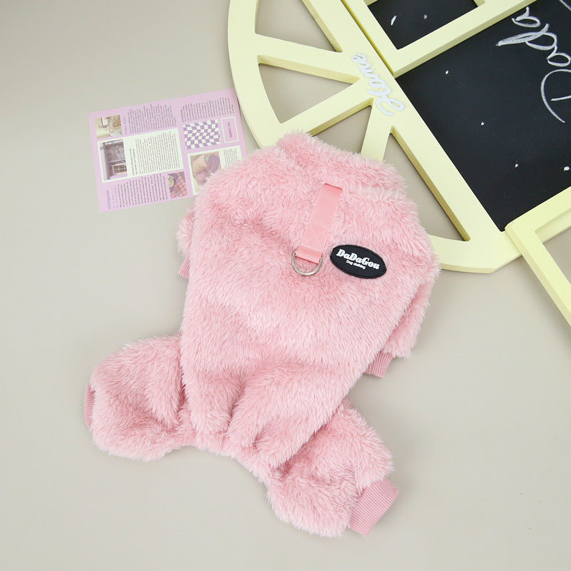 Tricolor Four-Leg Dog Sweater Winter Warm Pet Clothes
