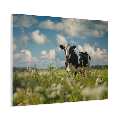 Holstein "Daisy" Friesian Cow Canvas 1.25"