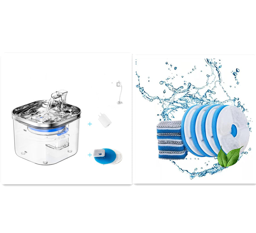 Stainless Steel Automatic Circulation Pet Water Fountain