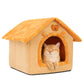 Enclosed Cat Dog Bed Winter Warm Washable All-Season