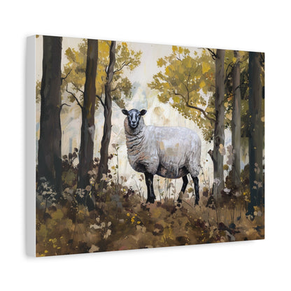 Suffolk "Dolly" Sheep Canvas 1.25"