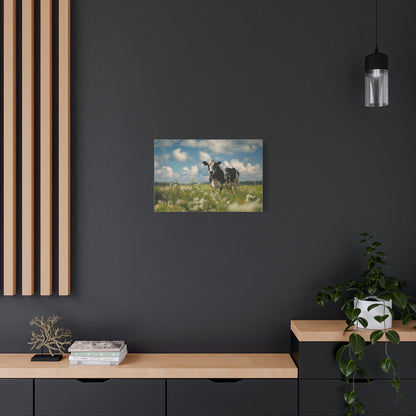 Holstein "Daisy" Friesian Cow Canvas 1.25"