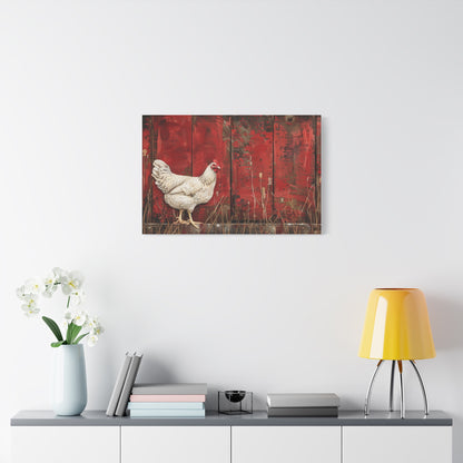 Leghorn "Spice" Chicken Canvas 1.25"