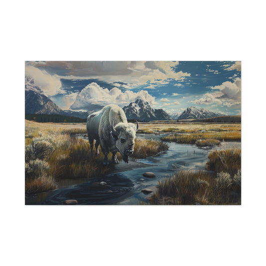 American "Spirit" Buffalo Canvas 1.25"