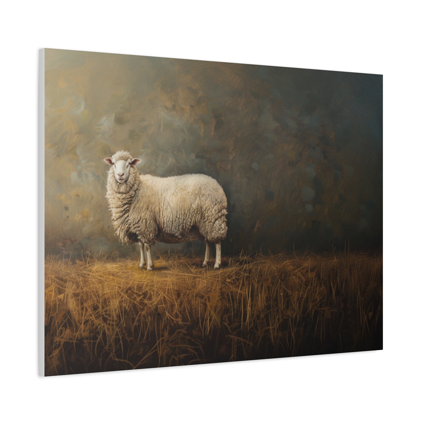 Suffolk "Molly" Sheep Canvas 1.25"