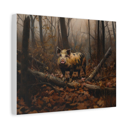 Kune Kune "Koa" Pig Canvas 1.25"