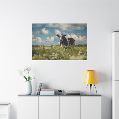 Holstein "Daisy" Friesian Cow Canvas 1.25"