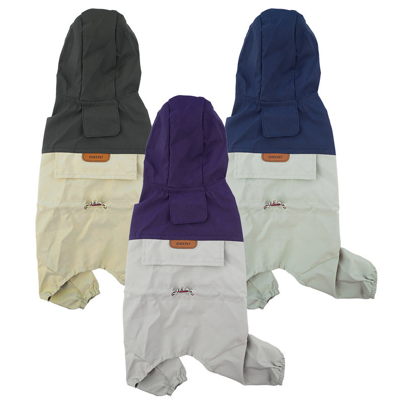 Waterproof Pet Raincoat Small Medium Dog Outdoor Clothing