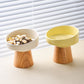 Ceramic Elevated Pet Food Water Bowl for Cats Dogs