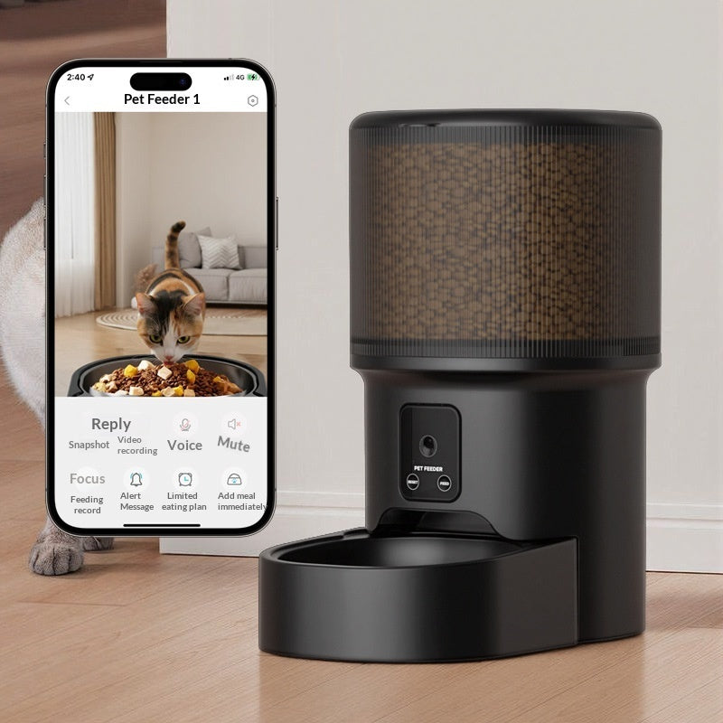 Smart Automatic Pet Feeder Timed Remote Voice Control