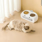 Duck Design Double Bowl Pet Food Water Feeder