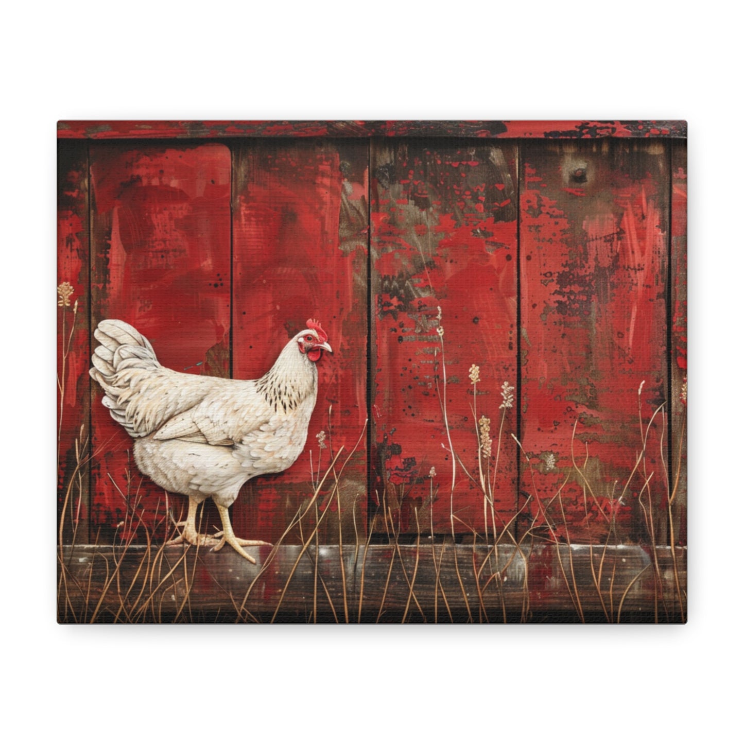 Leghorn "Spice" Chicken Canvas 1.25"