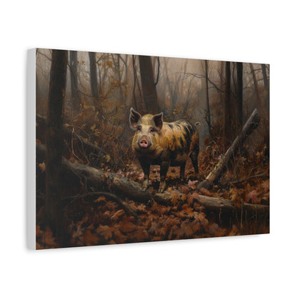 Kune Kune "Koa" Pig Canvas 1.25"