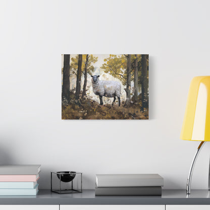 Suffolk "Dolly" Sheep Canvas 1.25"