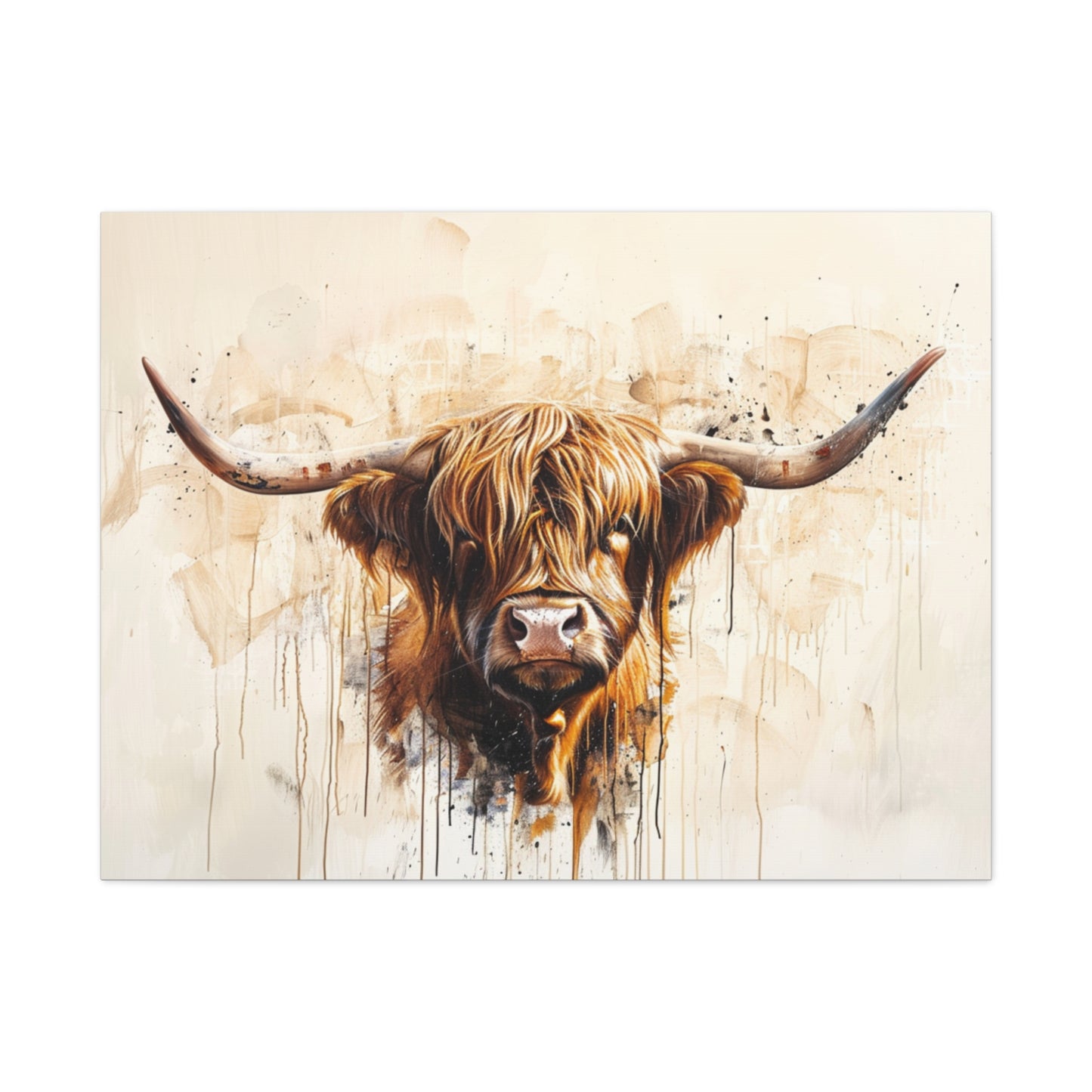 Highland "Red" Cow Canvas 1.25"