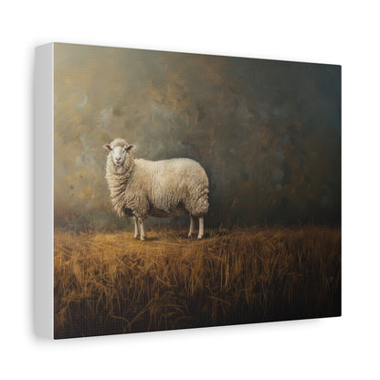 Suffolk "Molly" Sheep Canvas 1.25"