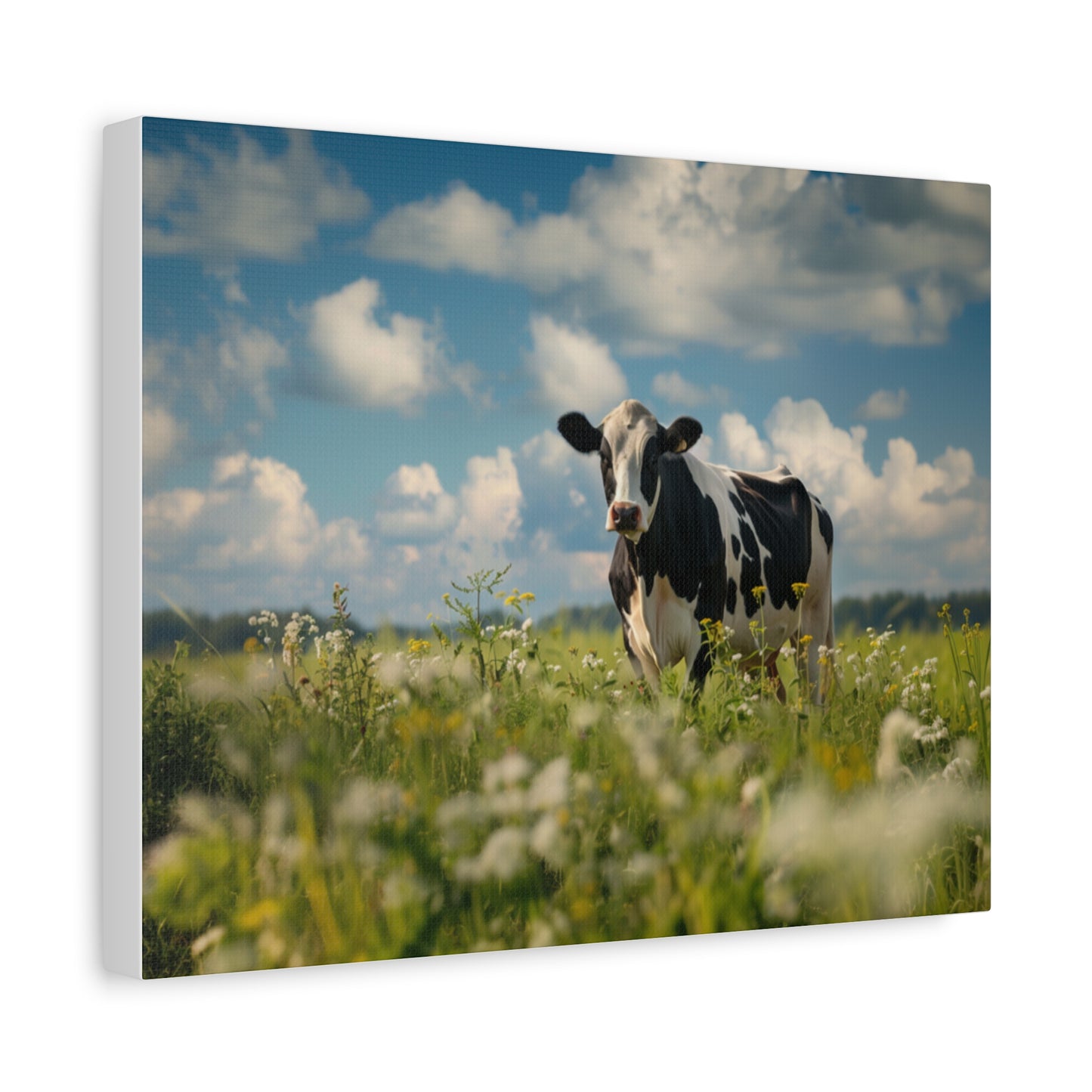 Holstein "Daisy" Friesian Cow Canvas 1.25"