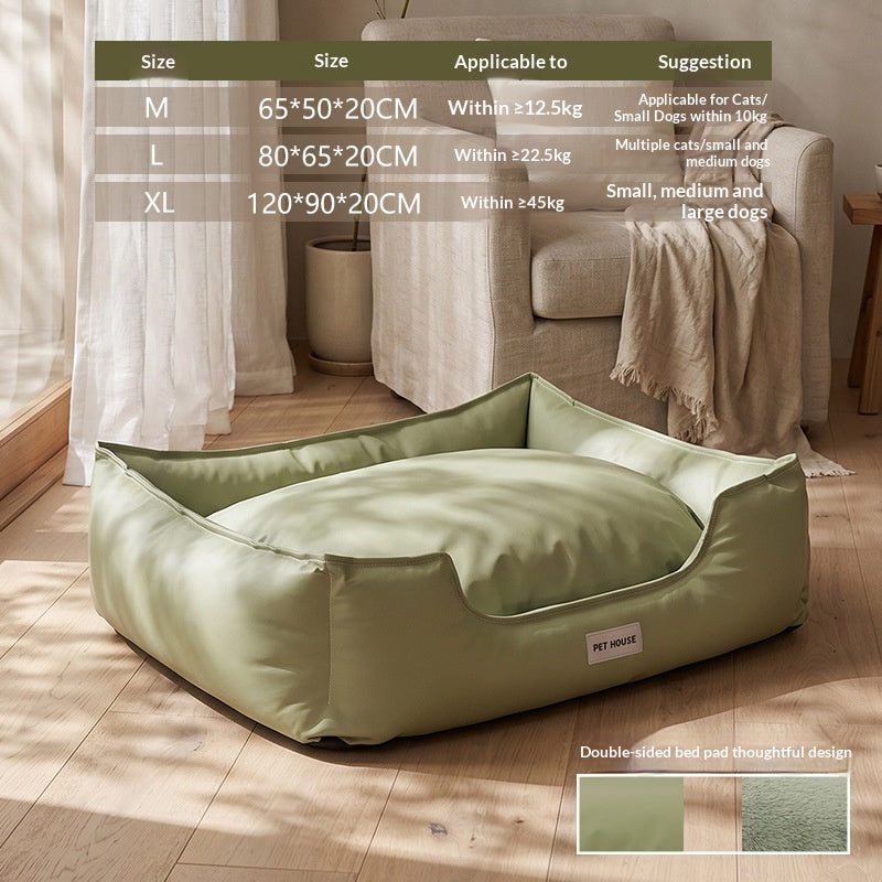 Extra Large Washable Detachable All-Season Dog Cat Bed