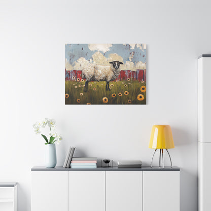 Suffolk "Bella" Sheep Canvas 1.25"