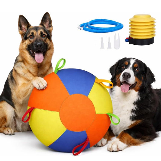 Herding Ball Dog Toy Handles Outdoor Training Interactive