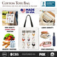 God Says I Am Christian Tote Bag, Rooster and Chicken Gift Shopper for Farm Style Lovers