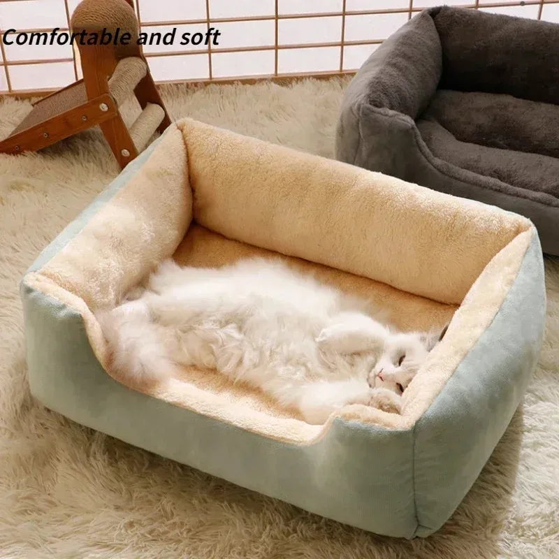 Cozy Cat Dog Bed Winter Cushioned Pet House