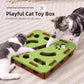 Cat Puzzle Box Felt Ball Interactive Indoor Exercise Toy