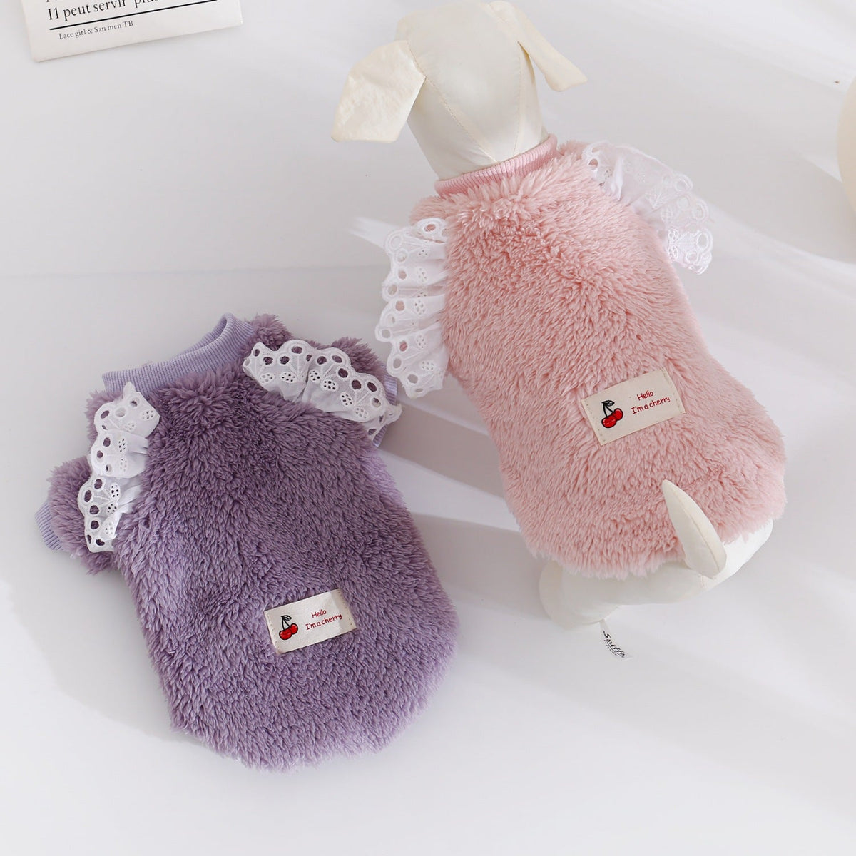 Double-Faced Fleece Vest Warm Autumn Winter Pet Clothes