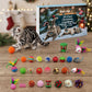 24 Day Christmas Advent Calendar Cat Toy
