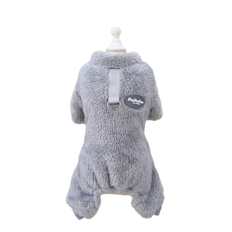 Tricolor Four-Leg Dog Sweater Winter Warm Pet Clothes
