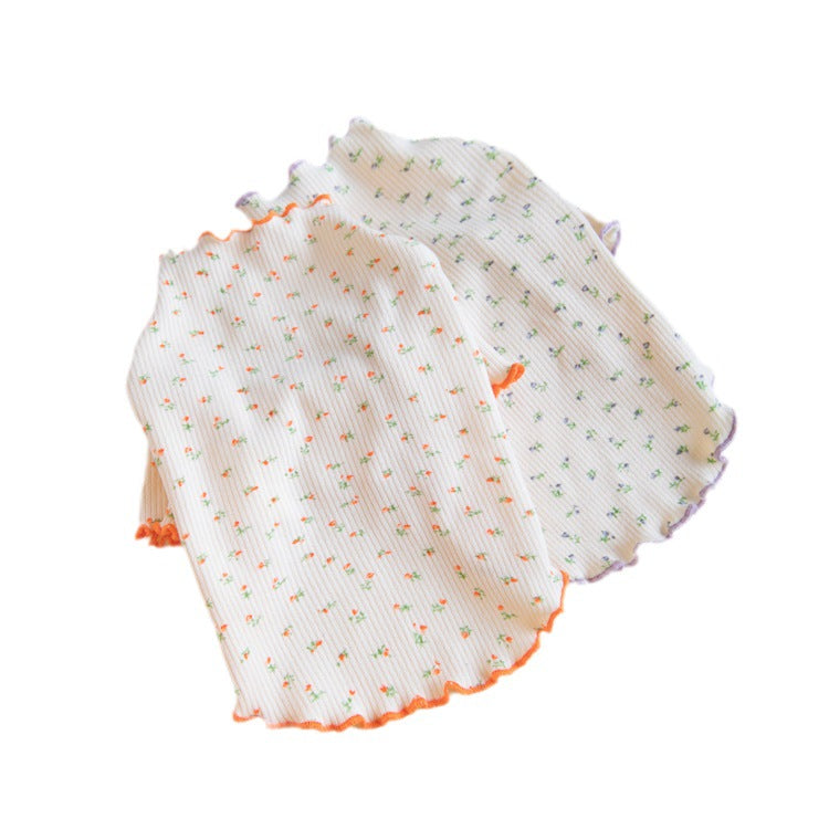 Floral Pattern Pet Base Layer Comfortable Home Clothing