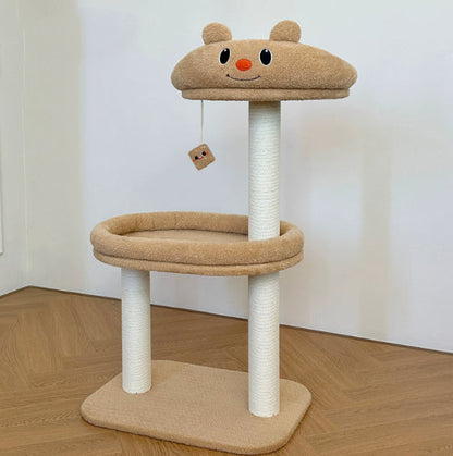 Little Panda Cat Climbing Frame Bed Scratching Toy