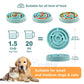 Non Slip Slow Feeder Anti Gulping Dog Bowl