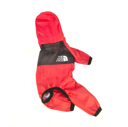 Rainy Day Pet Poncho Lightweight Waterproof Dog Clothing