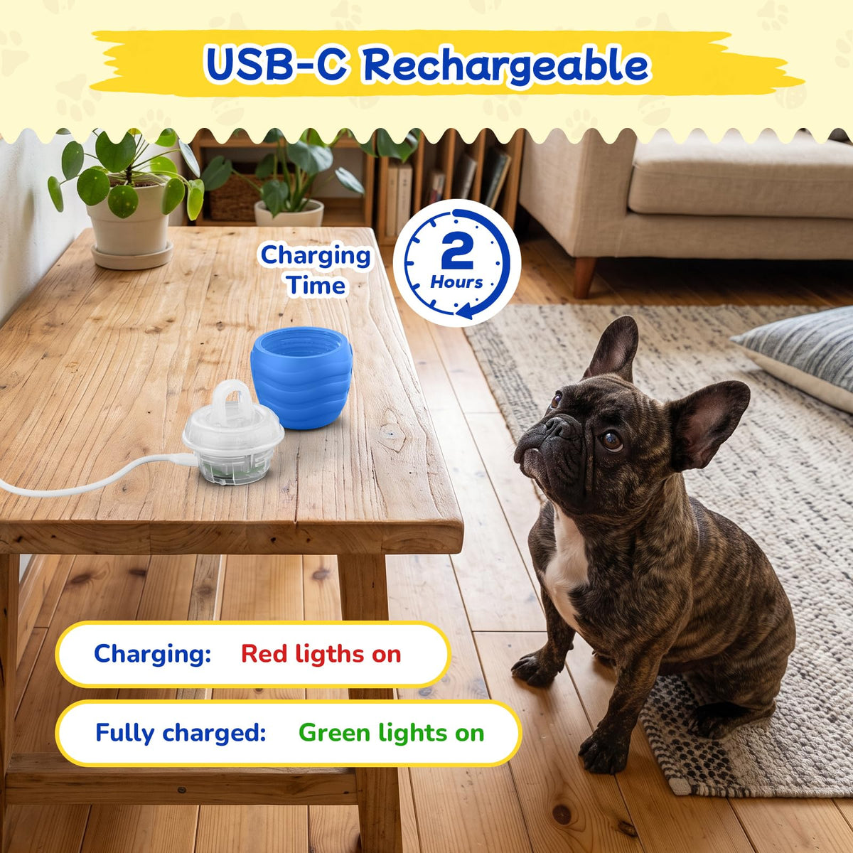 Automatic Rolling Interactive Dog Ball Toy With Rope