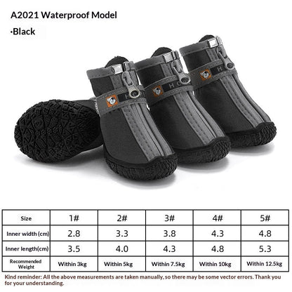 Waterproof Non-Slip Breathable Rain Boots for Pet Dogs