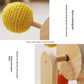Solid Wood Cat Scratching Board Turntable Toy