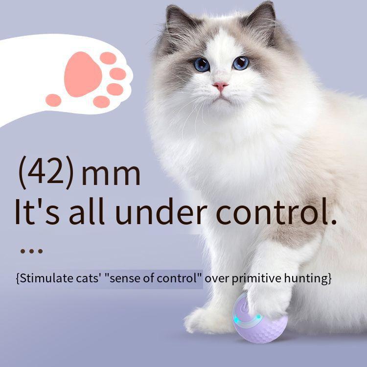 Pet Gravity Smart Rolling Ball Cat Toy Interactive