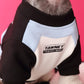 Dog Stitching Zipper Pullover Sweater Warm Comfortable Petwear