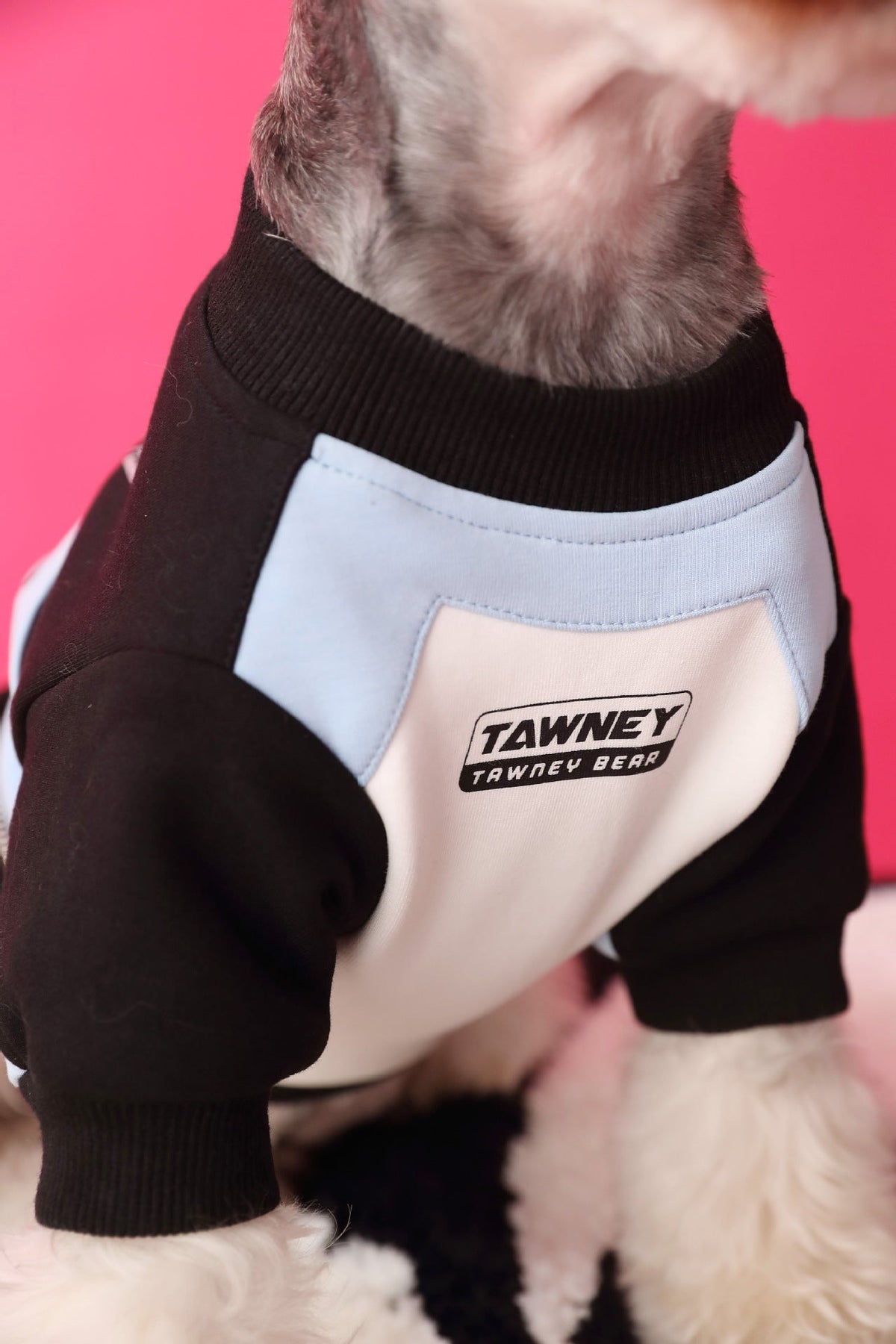 Dog Stitching Zipper Pullover Sweater Warm Comfortable Petwear