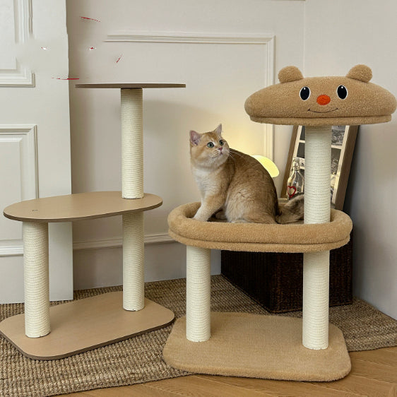 Little Panda Cat Climbing Frame Bed Scratching Toy