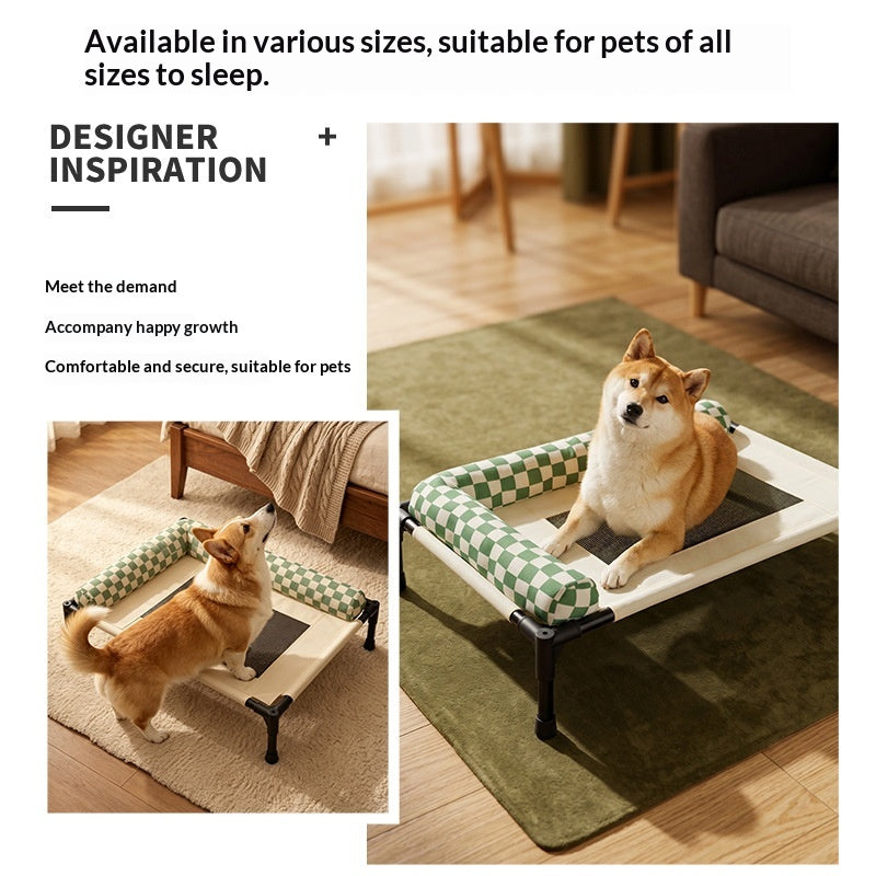 Portable Camping Pet Bed Washable Breathable Moisture Resistant