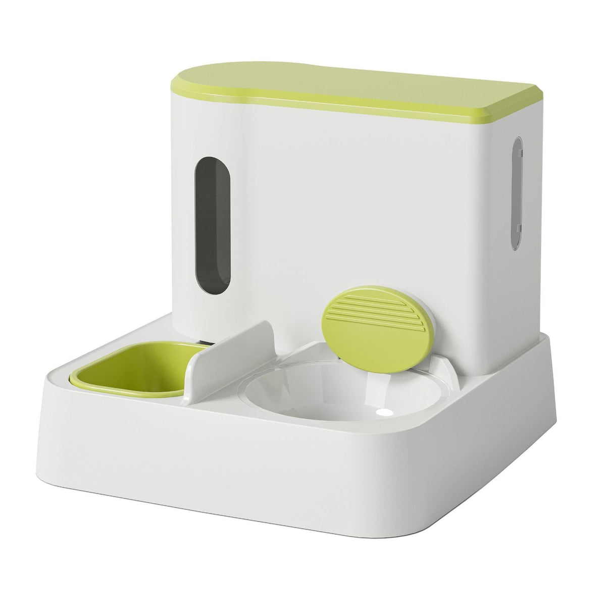 Automatic Cat Feeder Water Dispenser Integrated Double Bowl