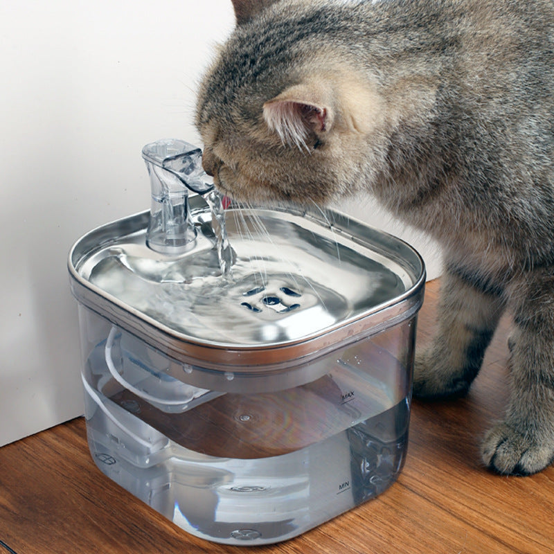 Stainless Steel Automatic Circulation Pet Water Fountain